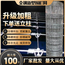 Galvanized wire mesh breeding net protective fence net cattle fence cattle sheep orchard fence wire mesh fence