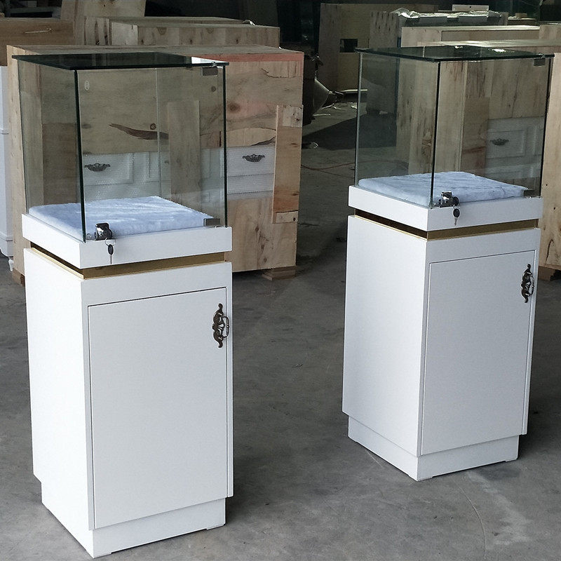 Glass display cabinet Model booth display cabinet Counter display cabinet Paint company product display cabinet display table customization
