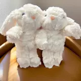 Креативный милый плюшевый кролик, подвеска, фигурка, брелок, украшение на сумку, белый кролик