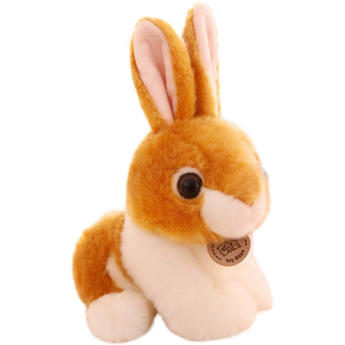 Реалистичный плюшевый кролик, милая игрушка, детская тряпичная кукла, белый кролик, подарок на день рождения