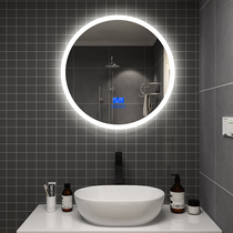 Round mirror backlit LED light mirror Round bathroom mirror Wall mounted bathroom mirror Smart bathroom mirror with light anti-fog mirror