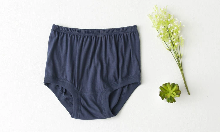 Đầy đủ 2 mảnh của cuộc sống trung niên và tuổi già quần short cotton cao eo dày quần lót cũ màu đỏ