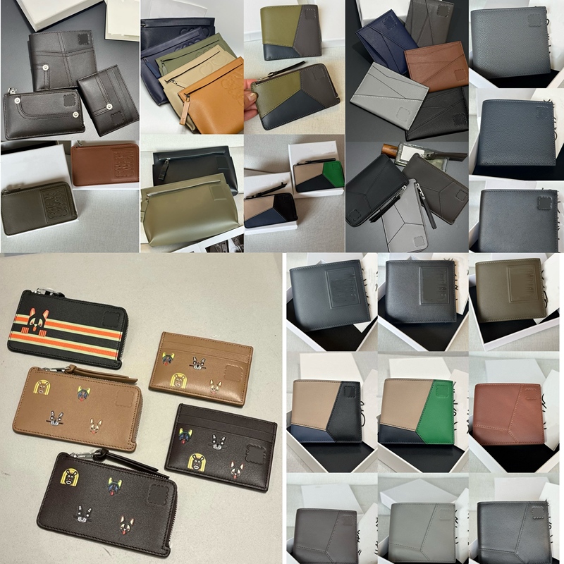 New Fashion Men's Wallet Genuine Leather Cartoon Pattern Card Holder Multifunctional Wallet