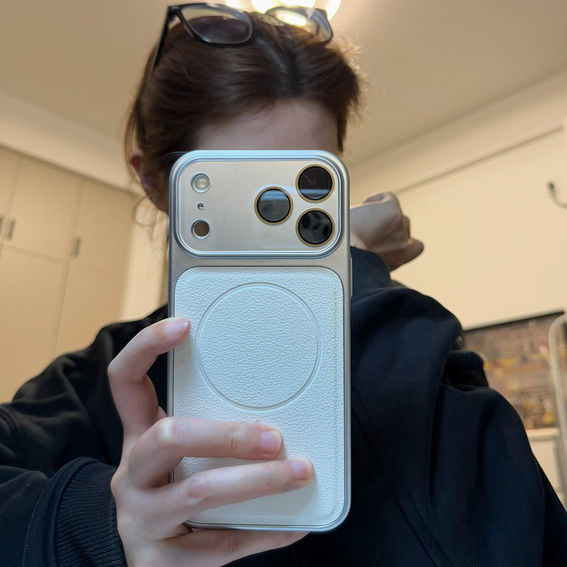 Song Xiuyan Seniors Ins Minimalist High-End Lychee Pattern Large Window Magnetic Phone Case for Women Suitable for 17Promax iPhone 16 New Model Protective Case Song Xiuyan Seniors Ins Minimalist High-End Lychee Pattern Large Window Magnetic Phone Case for Women Suitable for 17Promax iPhone 16 New Model Protective Case