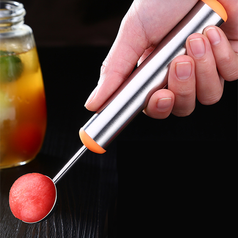German 304 stainless steel fruit digging ball spoiler ice cream watermelon fruit meat parquet to eat fruit deity