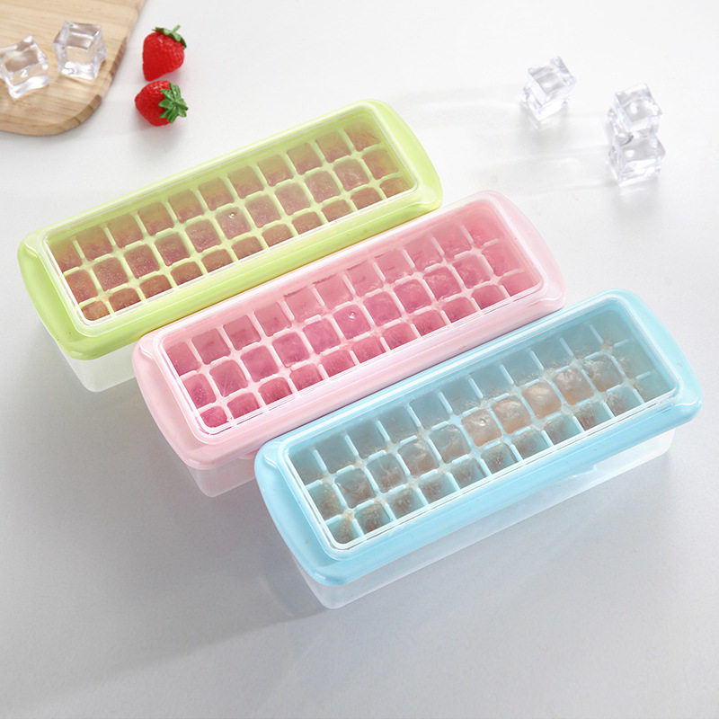 Home Ice Grid Mold Ice Making Box Homemade Sub Food Small Food Grade Cooked Glues Freezer Freefreeze Ice Cubes Molds