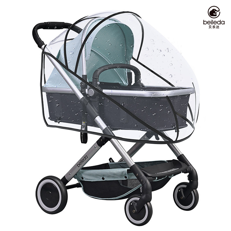 Universal stroller rain cover children's car windshield baby stroller umbrella car rain cover stroller protective cover raincoat