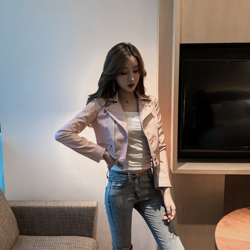 2022 new European jacket women's autumn small with 155 high-ocean style all-match short jacket