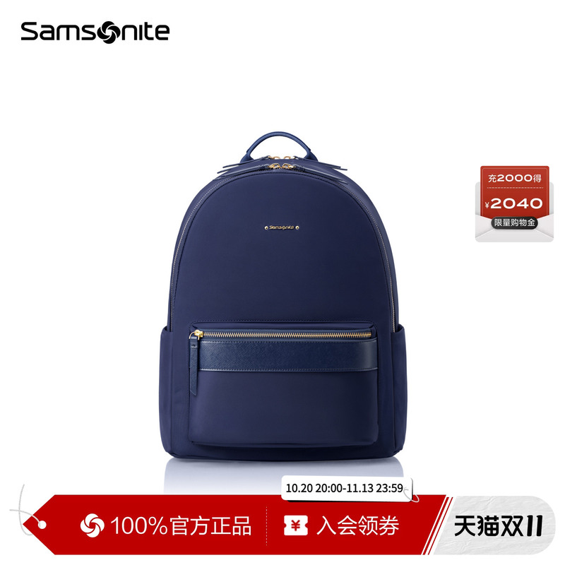 Samsonite Backpack Women's Commuting Easiest for Match Backpack Fashionable Lightweight Outdoor Travel School Bag Tq4