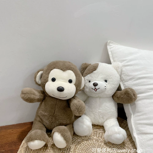 Скандинавская милая плюшевая детская игрушка, успокаивающая тряпичная кукла для сна, обезьяна, подарок на день рождения