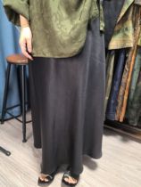 Xiangyun gauze heavy satin fishtail skirt hip-covering skirt A-line skirt 7-29