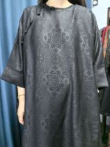 Silk Xiangyun yarn handmade compass button dress 8-19 pre-