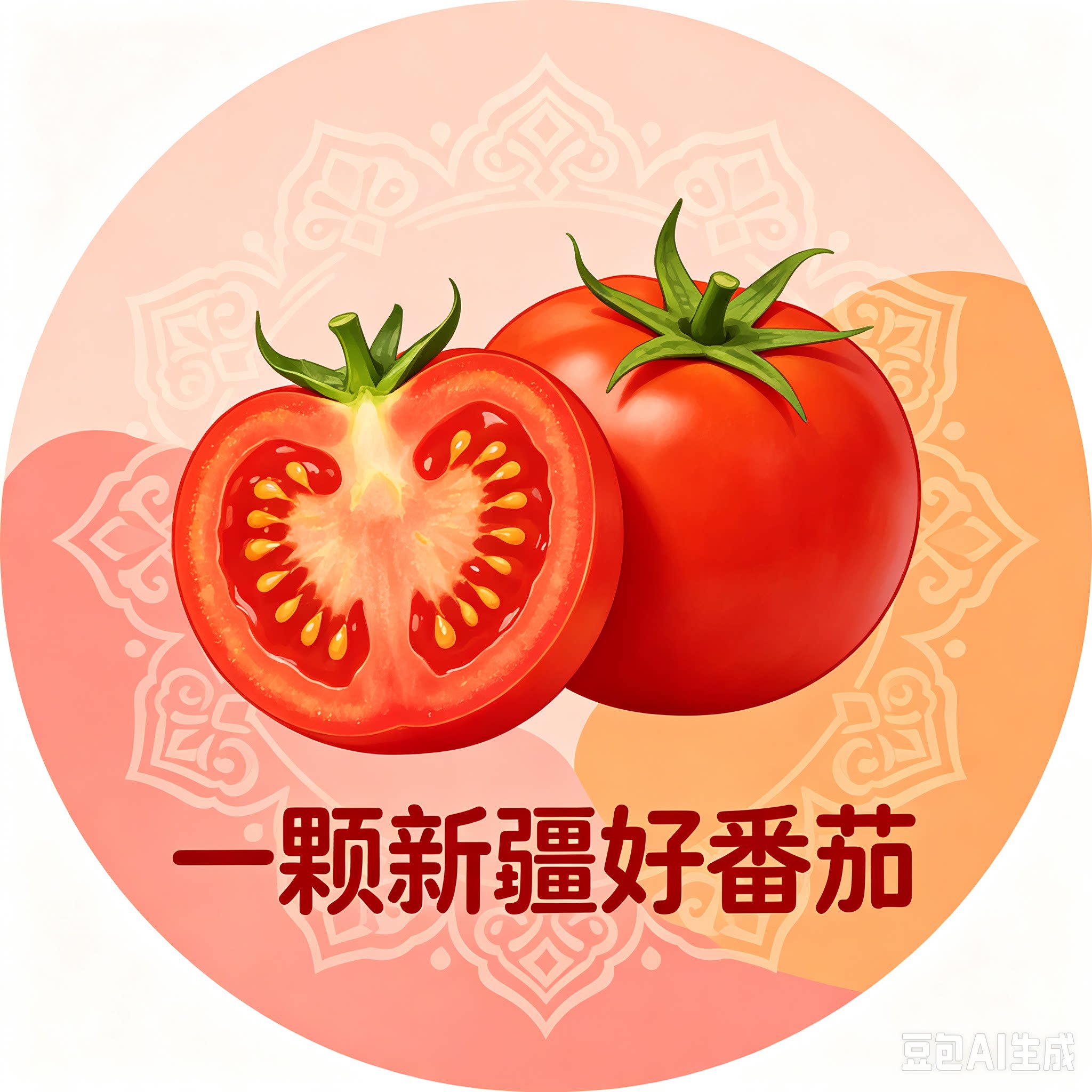 一颗新疆好番茄的LOGO