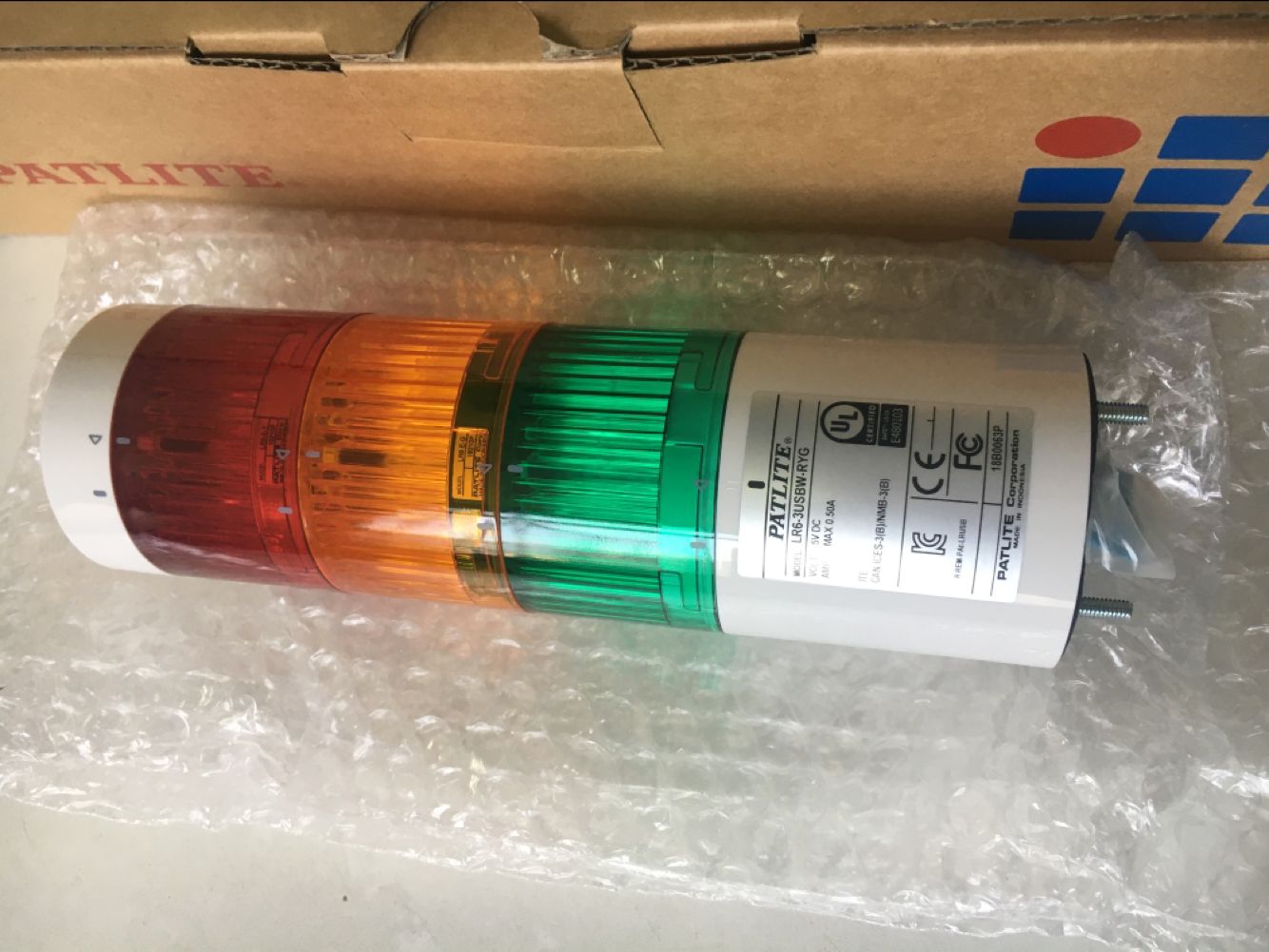 The Japanese Paterle PATLITE Internet signal lamp LR6-USB quality assurance