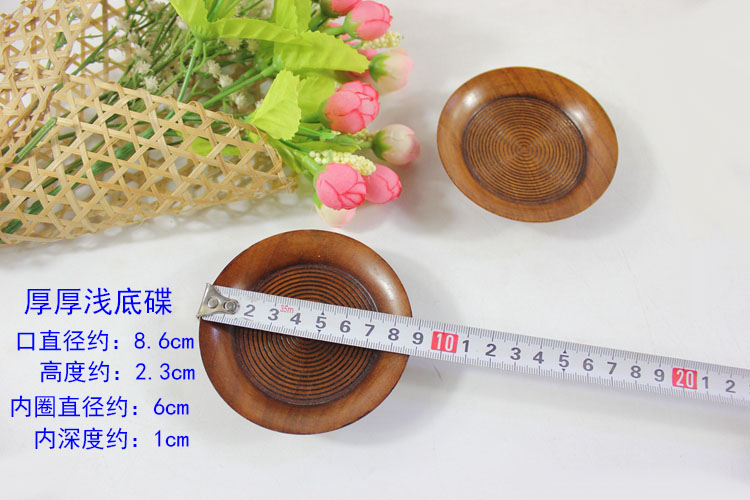 Món ăn bằng gỗ món tròn trà nhà hạt dưa xương tấm món ăn nhỏ món ăn nhà hàng khách sạn cung cấp tấm gỗ retro sáng tạo khay trà bằng gỗ lũa