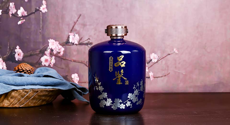 Jingdezhen lọ rượu vang chai rượu vang 1 kg 3 kg 5 kg 10 kg tải chai nếm niêm phong chai rỗng bình rượu - Rượu vang giá để rượu độc đáo