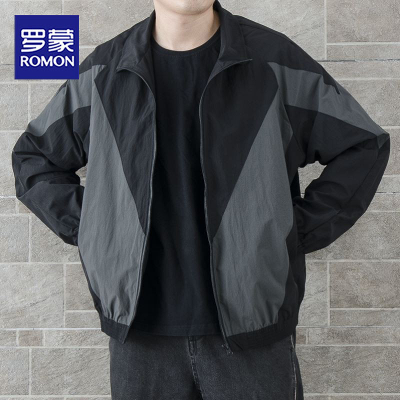 Lomon jacket coat male spring and autumn 2022 tide loose pieces of middle - youth leisure sports