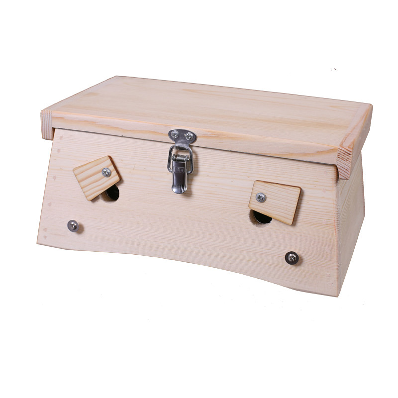Moxibustion hinge 6-pin 6-pin arched moxibustion box wooden waist-abdominal back woman Miyako moxibustion device