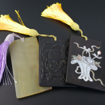 Pipa Guzheng Nail plate storage board Ebony wood horn Exquisite Guzheng accessories Pipa accessories