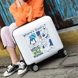 Мультяшный чемодан, 18 дюймов, делается под заказ, с печатью вашего логотипа