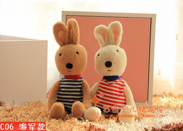 Authentic Sugar Rabbit Doll Prince Rabbit Doll Couple Pillow Plush Toy ຂອງຂວັນຂະຫນາດໃຫຍ່ສໍາລັບແຟນ