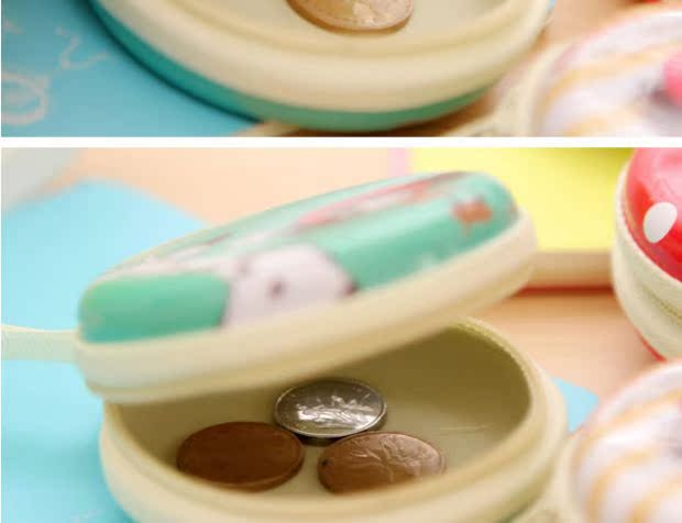 Sáng tạo dễ thương hoạt hình đồng xu ví không thấm nước tai nghe túi chìa khóa túi tiền bán gian hàng nóng bán cung cấp ví đựng tiền