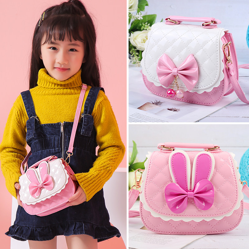 New children's bag girls messenger bag fashion princess bag cute cartoon shoulder foreign girl bag tide