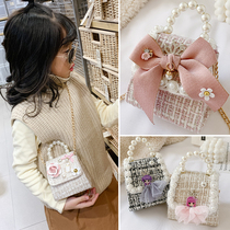 Net Red children bag cute girl shoulder bag fashion little girl satchel mini cartoon princess Hand bag tide
