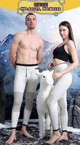 Pamplandonie male style composite double layer silk plus wool in thick and warm pants cotton pants 2123