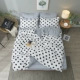 Bắc Âu INS đơn giản chăn ga gối bao gồm bốn bộ phòng ngủ ký túc xá 1,8m giường đơn bộ ba mảnh