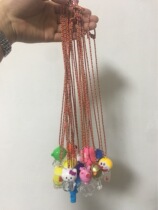 Colorful Red Rope Handwoven Necklace Rope Elementary Schoolboy Gift Bites Cat Key Button Pendant Pendant Chain Rope