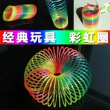 Большой классический Слинки, волшебная дженга, эластичная башенка, игрушка