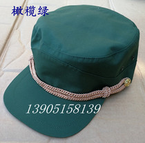 Old-fashioned 01 olive green summer training cap summer camp student military training cap