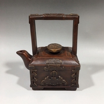 Yixing Zisha teapot fully handmade antique teapot Kung Fu tea set Ming Dynasty Wanli thirty-eighth beam teapot