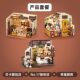 Roliferuolai coffee shop diy cabin handmade small house wooden assembled model villa building block gift