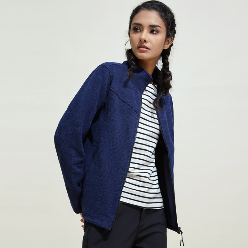 Nossland fleece jacket women fall/winter 2020 new PRO200 thick fleece warm anti-static cardigan jacket