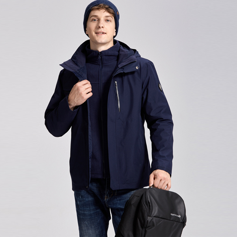 NORTHLAND SUB-MACHINE CLOTHING MEN GTX RAIN-PROOF AND ANTI-Autumn Winter Plus Suede Waterproof Mountaineering GS075505