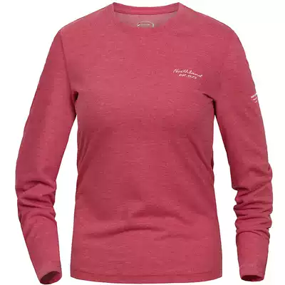 NORTHLAND long-sleeved T-shirt women's autumn and winter tide brand fashion simple warm and breathable quick-drying round neck thick cotton TGL062624