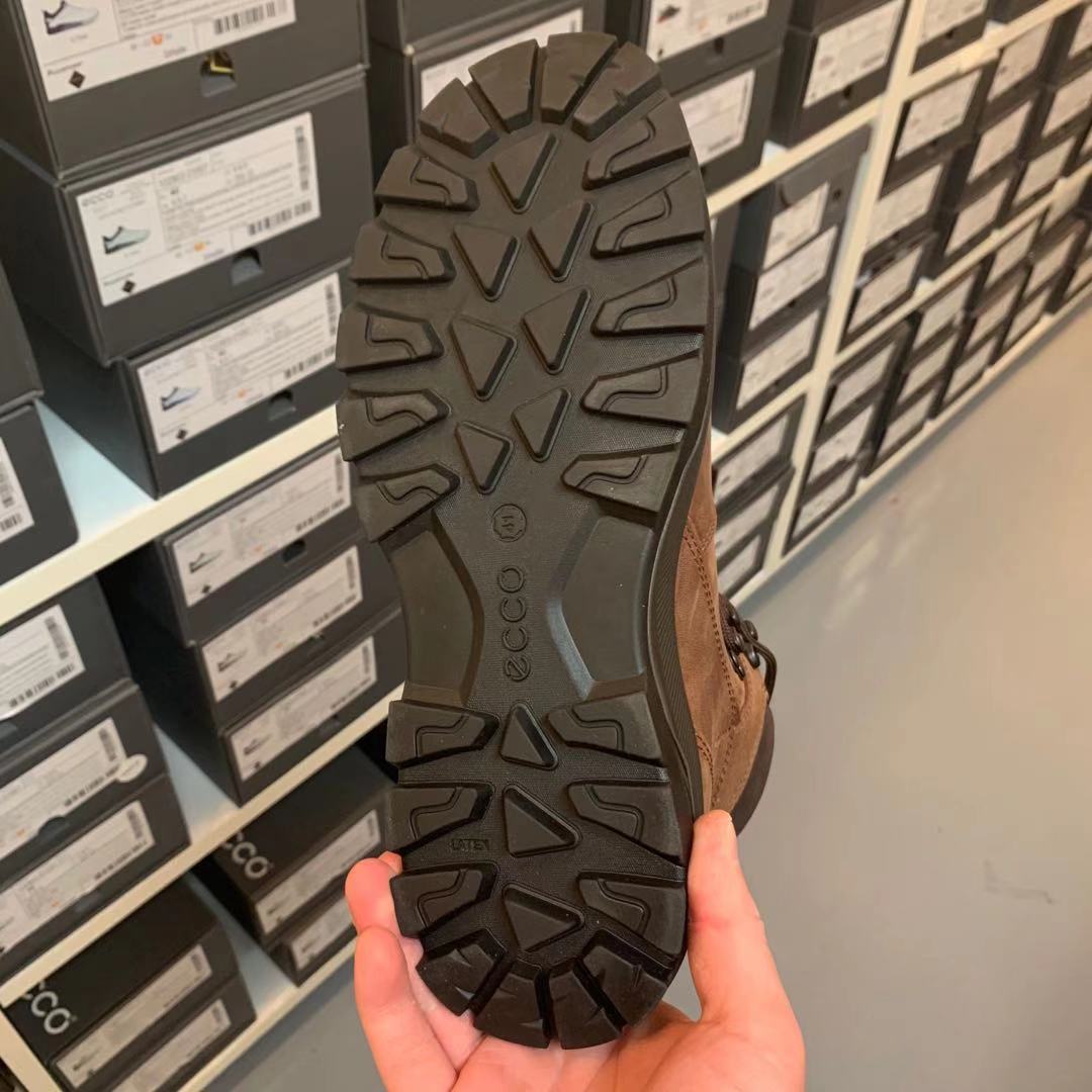 ECCO 爱步 Rugged Track 工装踪迹 Hydromax防泼水 男式高帮徒步鞋 40码 3.5折.05 海淘转运到手约￥656