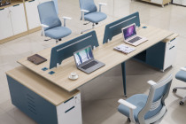 Plate now minimalist desk manager table white collar 2 4 people computer desk desktop