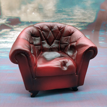 1 12 soldiers scene accessories 6 inch movable doll red sofa model figma plain body shf hand mezco