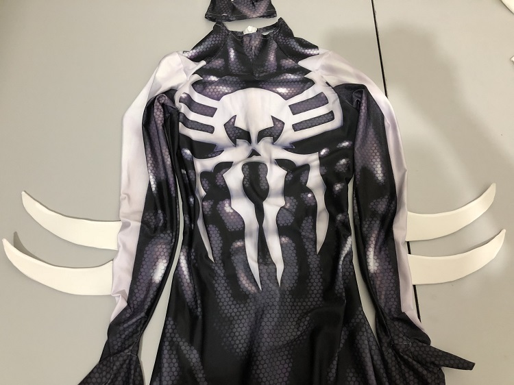 Bộ phim Fulian Spider-Man 2099 Bộ đồ người nhện nọc độc thời đại mới phù hợp với bộ đồ Xiêm - Cosplay đồ ngủ cosplay mèo