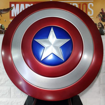 Reunion US Shield Metal Captain US Team Zhen Gold Shield 1 to 1 large alloy battle damage version weapon model ornaments