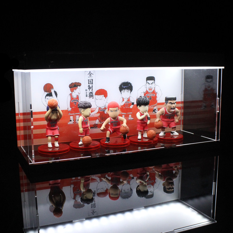 A full set of 5 basket master gk cherry blossom road Yukawa Feng Mitsui life model car Q version car swing