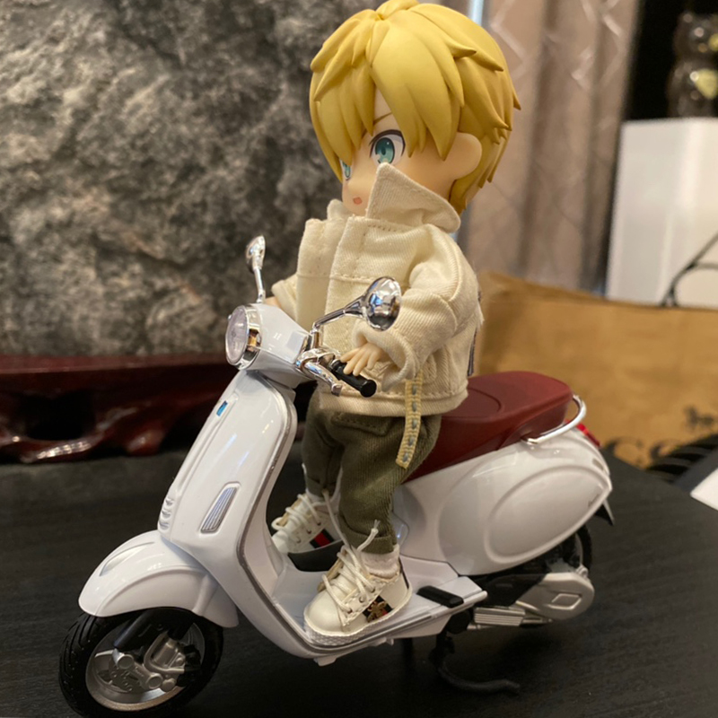惠美模玩 1 12兵人場景配件figma踏板車shf摩托車ob11機車6寸人偶模型mezco 露天拍賣