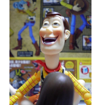 Kaiyodo Yamaguchi-style toys 4 Wretched face Sheriff Woody movable doll hand-made model doll doll doll 3