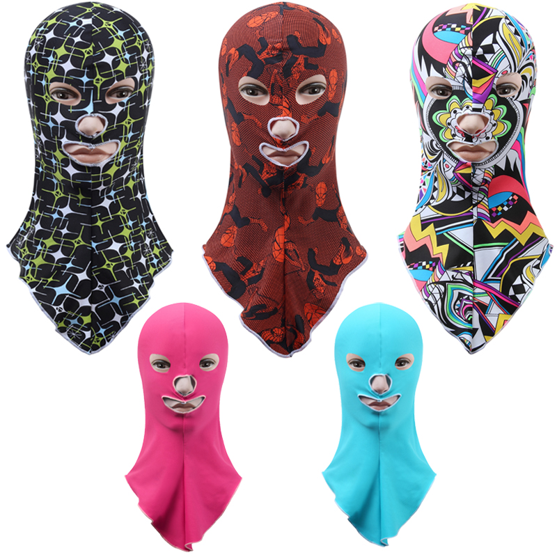 Sunscreen cap full face cover Gini outdoor head cover Snorkel swimming cap / sunburn protection