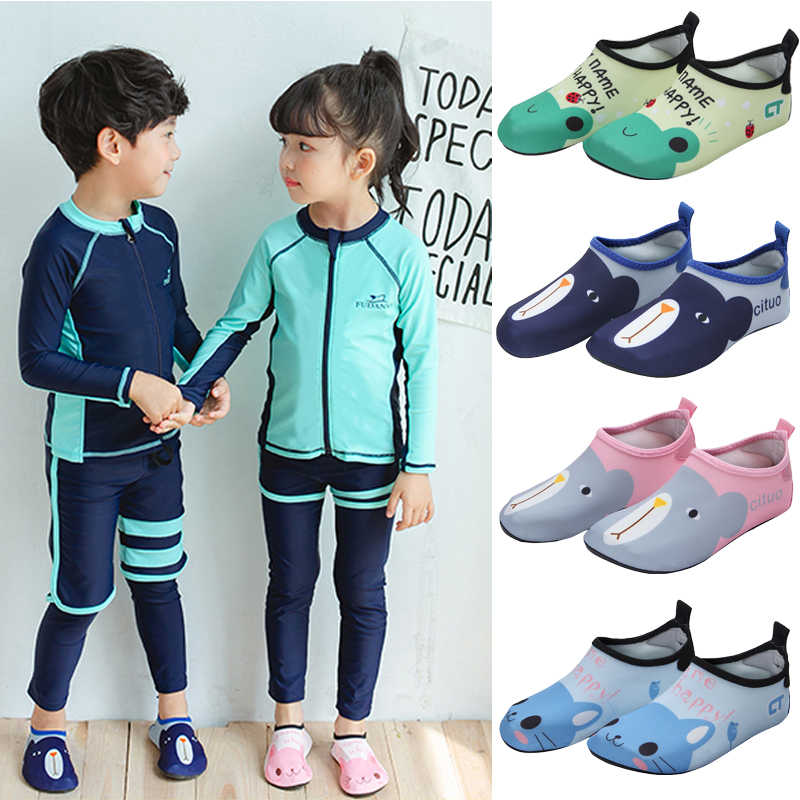 Children Diving Shoes New Socks Beach Shoes Women Snorkeling Shoes Swimming Shoes Men Non-slip Speed Dry Sandals Sandals Shoes Barefoot Shoes