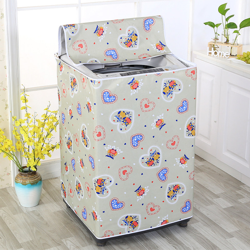 ハイアール、美的、リトルスワン、パナソニック製の洗濯機に対応した汎用カバー。縦型、全自動、前面投入式、防水、紫外線防止機能付き洗濯機に使用できます。