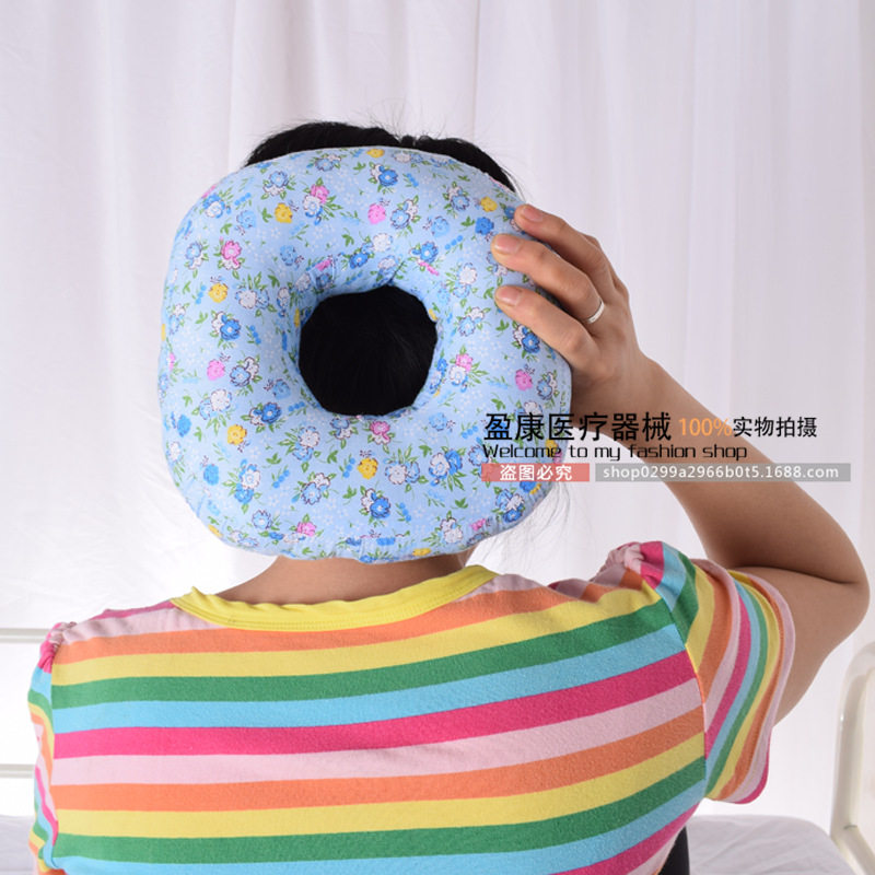 头部体位垫 头圈 体位垫头部抬高垫 纯棉手术垫 脸圈 老人护理用